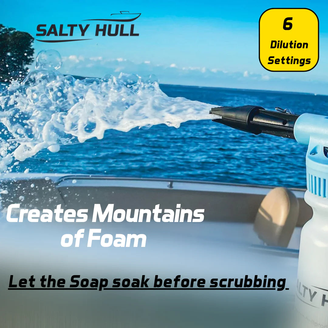Soap Boat Foam Gun Deluxe Starter Kit / Tournament Series Stainless