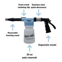 Soap Boat Foam Gun Ultimate Starter Kit / Tournament Series Stainless - JL Wake